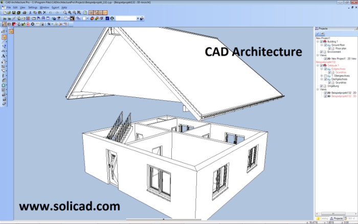 CAD Architecture - designing office SoliCAD, Ltd - machine, energetics, car industry