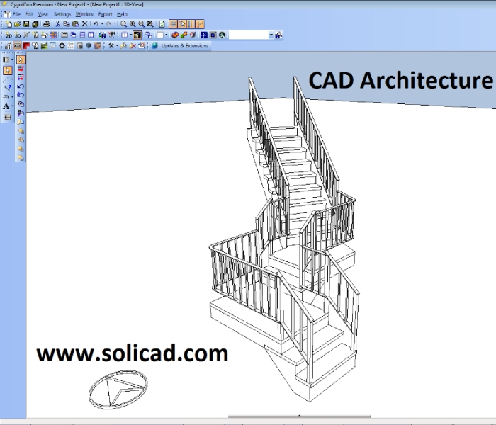 CAD Architecture - designing office SoliCAD, Ltd - machine, energetics, car industry